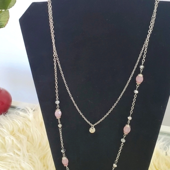 Sweet Pink Peruvian Opal and Navajo Pearl Necklace! 🌴 - Picture 5 of 5